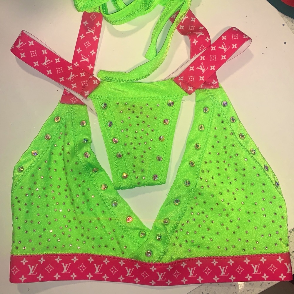 Exotic dancewear stripper outfit